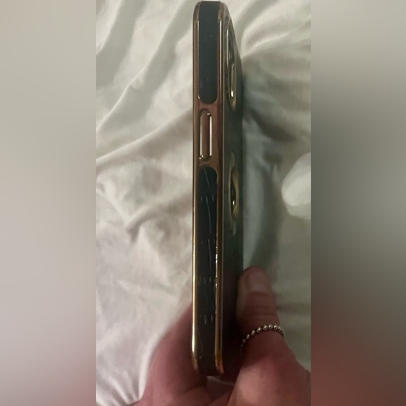 Black & Gold iPhone 13 Phone Case - Picture 7 of 10